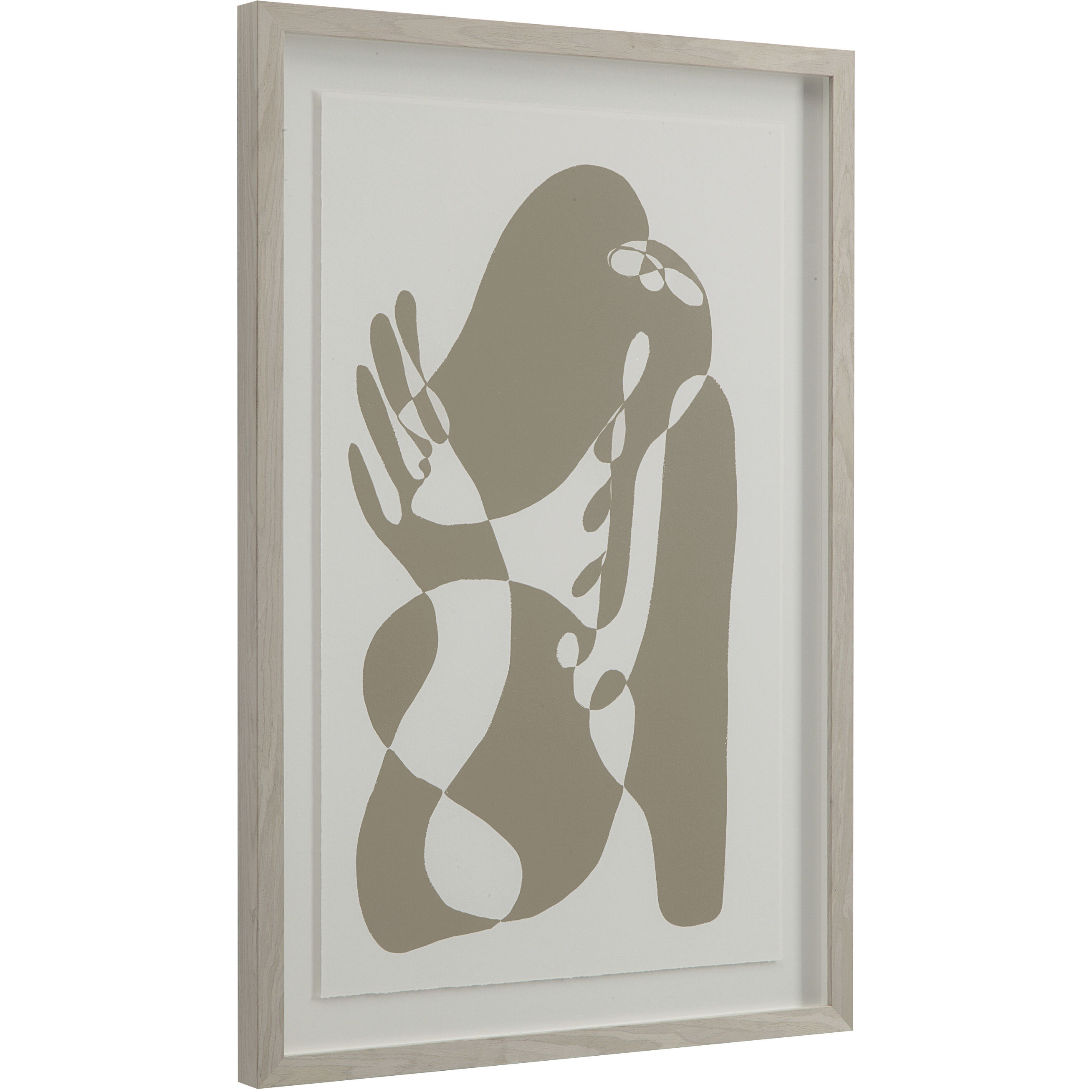 Cybel Beige/White Canvas Art, 2 Piece