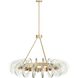 Trina 10 Light 32 inch Clear Seedy Chandelier Ceiling Light