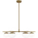 ED Ellen DeGeneres Lune 6 Light 33.63 inch Chandelier