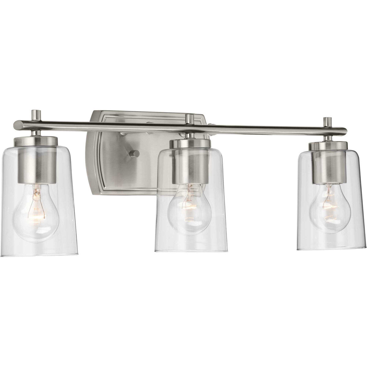 Art 3 Light 23 inch Brushed Nickel Bath Vanity Wall Light