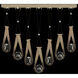Aria 14 Light 60 inch Bronze Pendant Ceiling Light