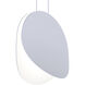 Malibu Discs LED 10 inch Dove Gray Pendant Ceiling Light