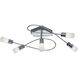 Dallas 5 Light 28 inch Brushed Aluminum Flush Mount Ceiling Light