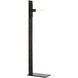 Anne-Marie Barton Fumar 54.75 inch 8.00 watt Ridged Carbon Statement Floor Lamp Portable Light