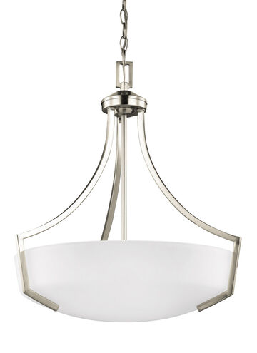 Hanford 3 Light 20.63 inch Brushed Nickel Pendant Ceiling Light