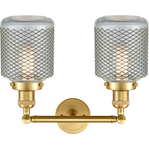 Franklin Restoration Stanton LED 16 inch Satin Gold Bath Vanity Light Wall Light, Franklin Restoration