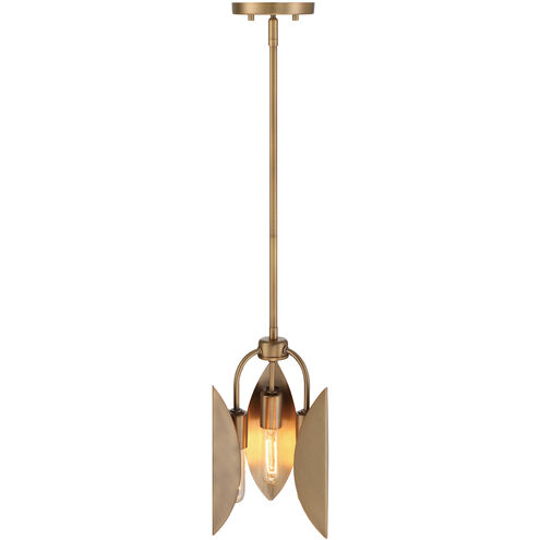 Eden 3 Light 8.5 inch Old Satin Brass Pendant Ceiling Light