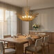 Christiane Lemieux Dorelle 6 Light 36 inch Gild Chandelier Ceiling Light