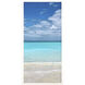 Come Sea Me Blue and Beige and White Framed Art