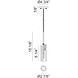 Weaver 1 Light 2.88 inch Aged Gold Brass Pendant Ceiling Light