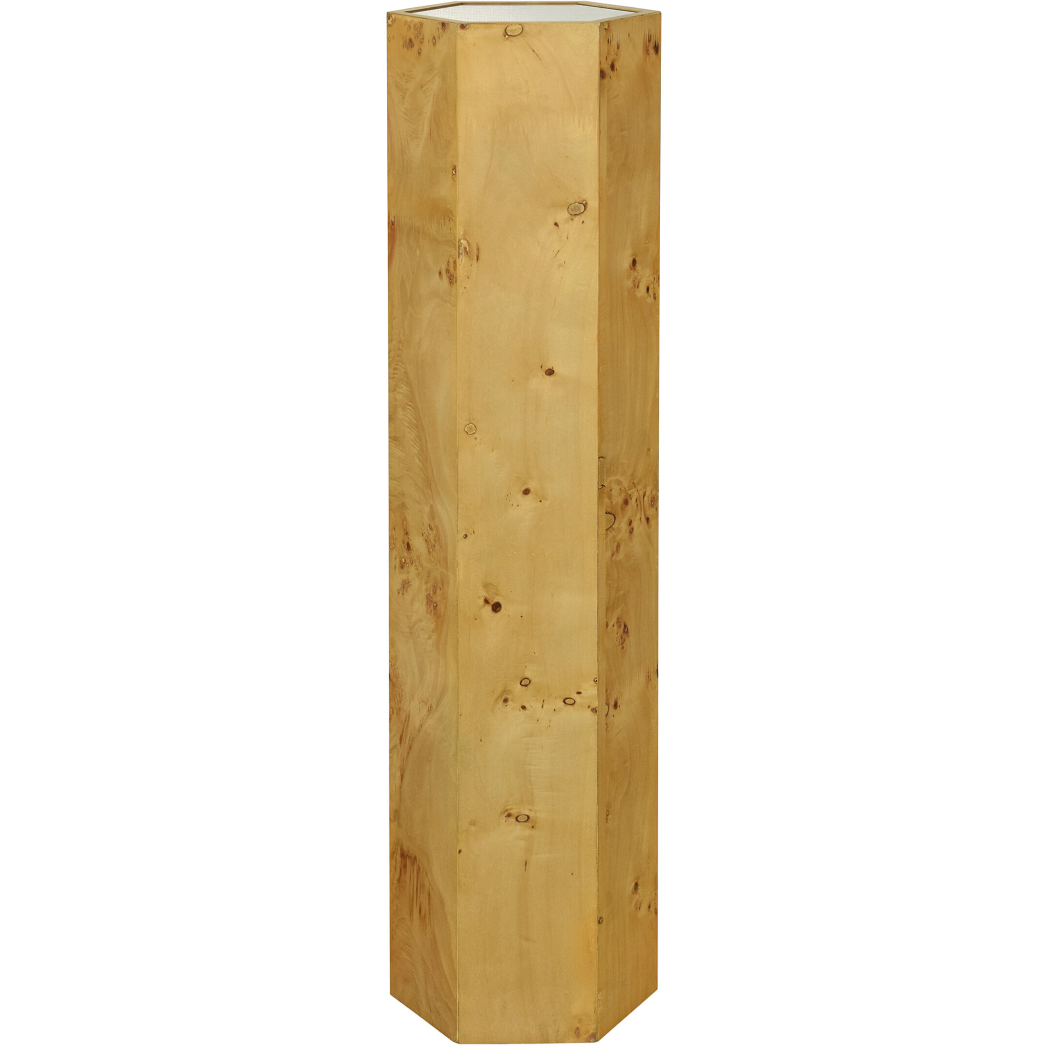 Solano 42 X 11 inch Natural and Mirror Side Table