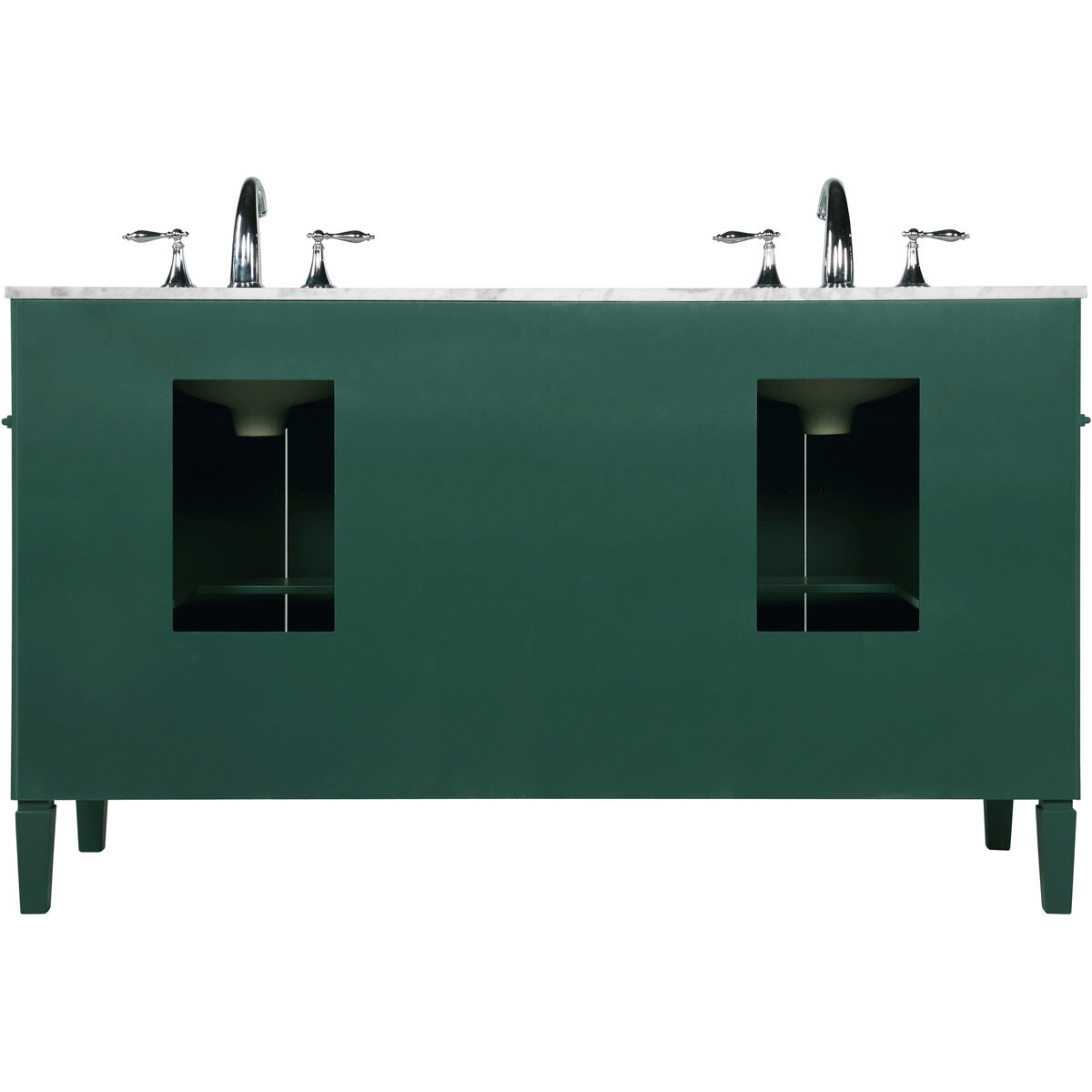 Park Avenue 60 X 22 X 35 inch Green Vanity Sink Set