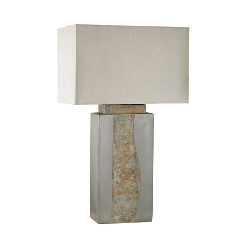 Dottie 31 inch 60 watt Gray Outdoor Table Lamp