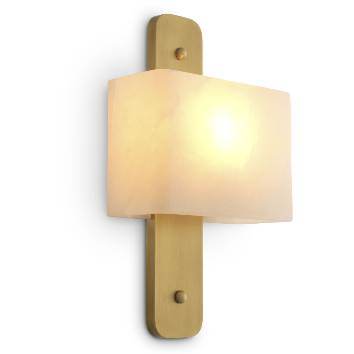 Melbourne 1 Light 9.84 inch Antique Brass and Alabaster Wall Lamp Wall Light