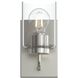 Merry 1 Light 5.75 inch Brushed Nickel Bath Vanity Wall Light