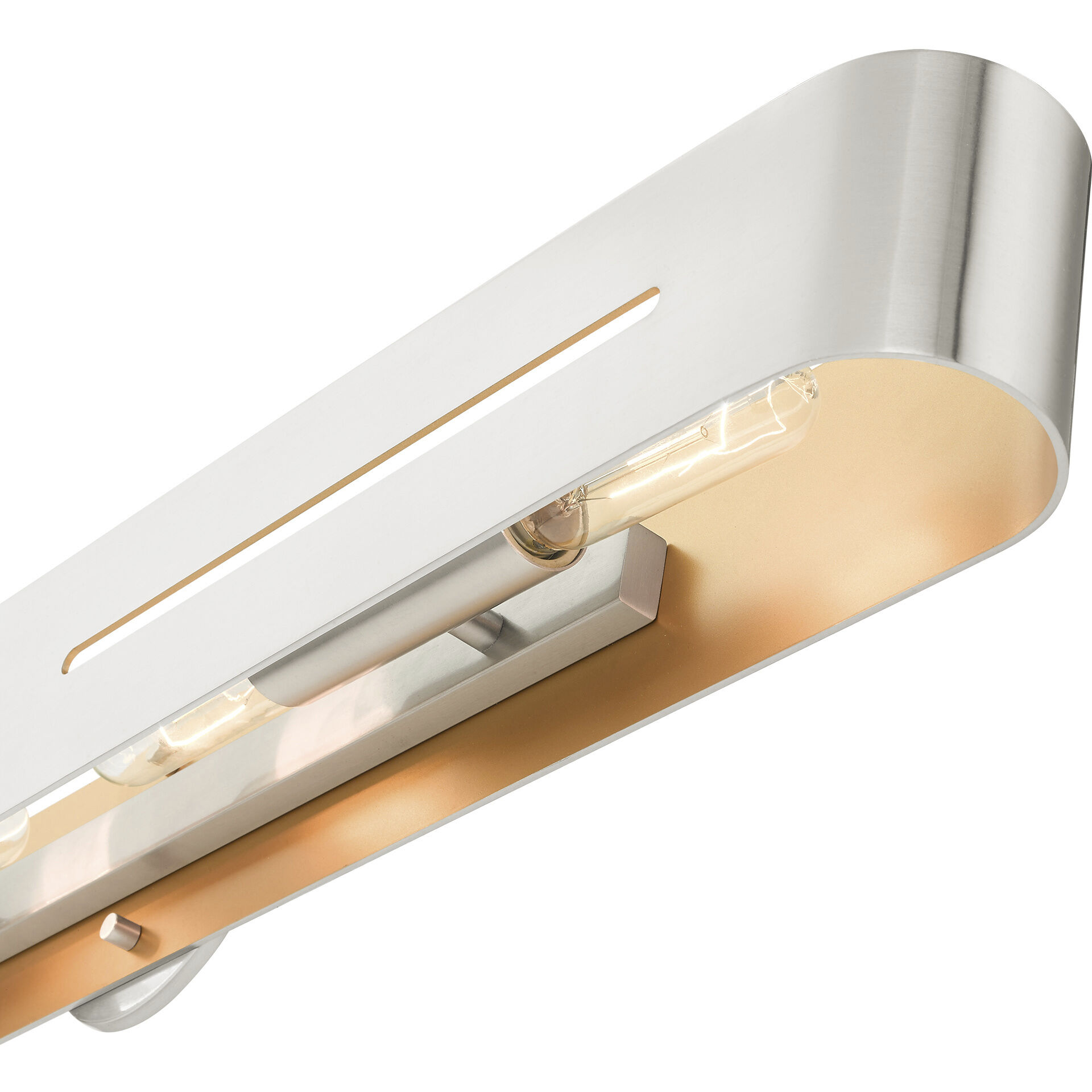 Ravena 4 Light 36 inch Brushed Nickel ADA Vanity Sconce Wall Light