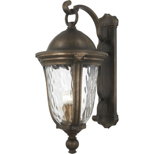Havenwood 5 Light 31 inch Tavira Bronze And Alder Silver Outdoor Wall Mount, Great Outdoors