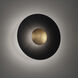 Brody 1 Light 22 inch Black with Aged Brass Semi-Flush Mount Ceiling Light