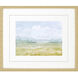Watercolour Green and Turquoise and Yellow and Blue Framed Art