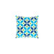 Miranda 22 X 22 inch Bright Blue and Grass Green Throw Pillow