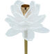 Selenite Stone 14.2 X 5.1 inch Candleholder