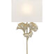 Gingko 1 Light 14 inch Distressed Silver Leaf ADA Wall Sconce Wall Light