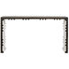 Nelson 60 X 14 inch Ebony Walnut and White Console in Ebony with White