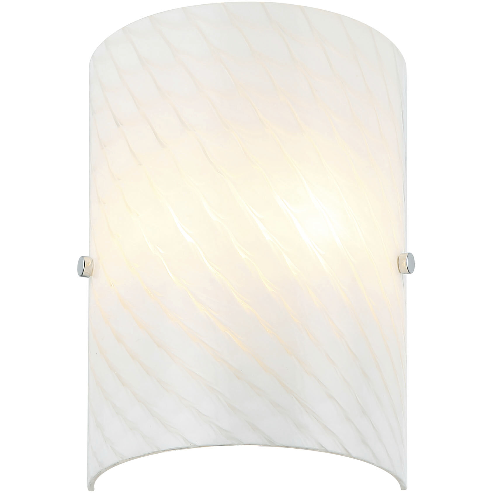 Swirled 2 Light 8 inch Chrome ADA Wall Sconce Wall Light