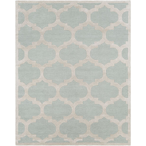 Arise 114 X 90 inch Seafoam/Beige/Mint/Beige Handmade Rug in 8 x 10, Rectangle