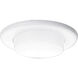 Recessed Lighting White Recessed  Drop Opal Shower Trim