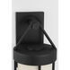 Richard June Otis 1 Light 22 inch Textured Black Outdoor Wall Light in LED