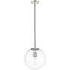 Kairo 1 Light 12 inch Polished Nickel Pendant Ceiling Light