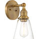 Barwell 1 Light 6 inch Oxidized Aged Brass Wall Sconce Wall Light