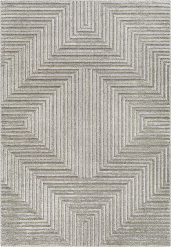 Kingston 87 X 63 inch Light Slate Rug in 5 x 8, Rectangle