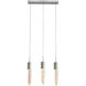 Canada 3 Light 78 inch Chrome Island Lighting Ceiling Light 