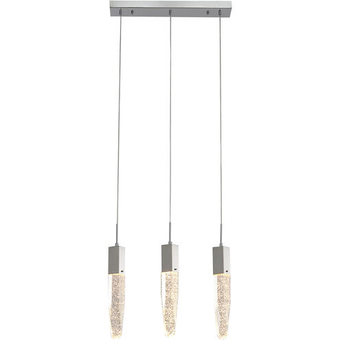 Canada 3 Light 78 inch Chrome Island Lighting Ceiling Light