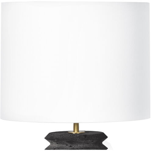 Noir 22.5 inch 150.00 watt Natural Stone Table Lamp Portable Light, Column