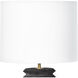 Noir 22.5 inch 150.00 watt Natural Stone Table Lamp Portable Light, Column