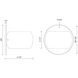 Flux Wall Sconce Wall Light in Gloss Black