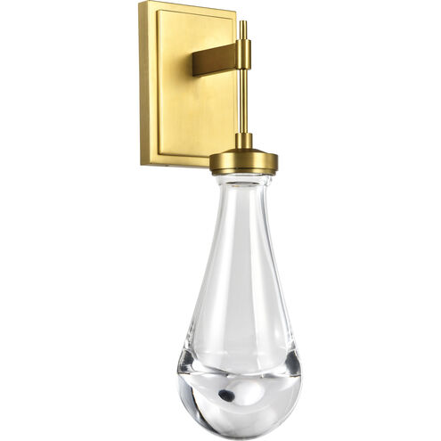 Vaso 1 Light 4.5 inch Aged Brass Wall Sconce Wall Light