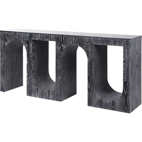 Ulysses 67 inch Black/White Washed Console