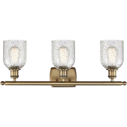 Ballston Caledonia 3 Light 26 inch Brushed Brass Bath Vanity Light Wall Light in Mica Glass, Ballston