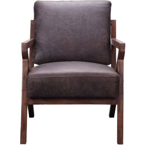 Drexel Brown Arm Chair in Black