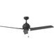 Arcade 54 inch Midnight Black Ceiling Fan