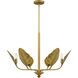 Bayley 6 Light 28 inch Aged Brass Chandelier Ceiling Light