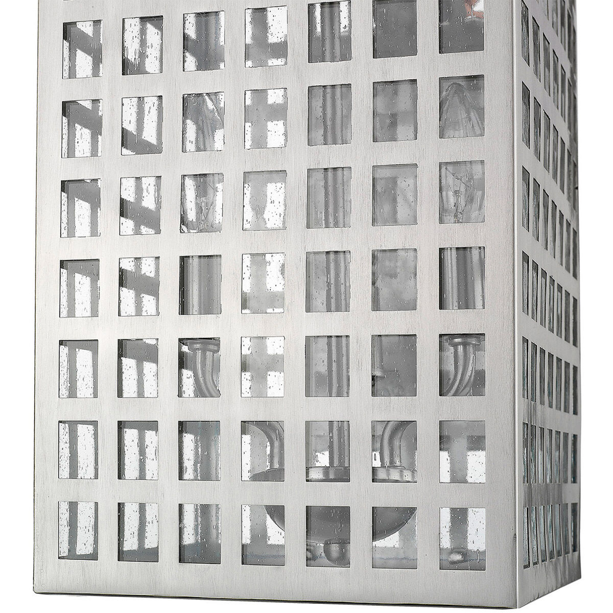 Letzel 3 Light 18 inch Satin Nickel Exterior Wall Mount