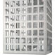 Letzel 3 Light 18 inch Satin Nickel Exterior Wall Mount