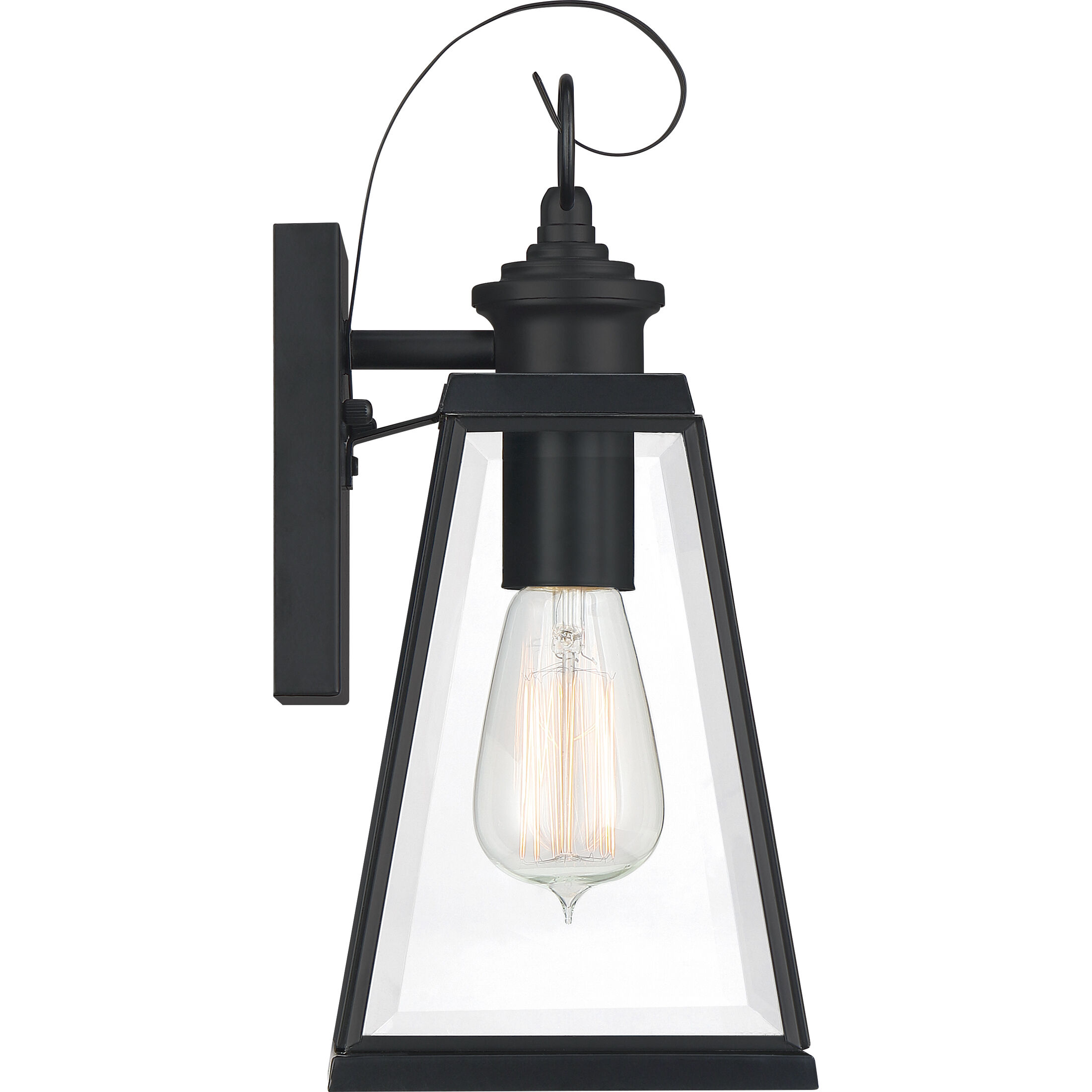 Paxton 1 Light 13 inch Matte Black Outdoor Wall Lantern