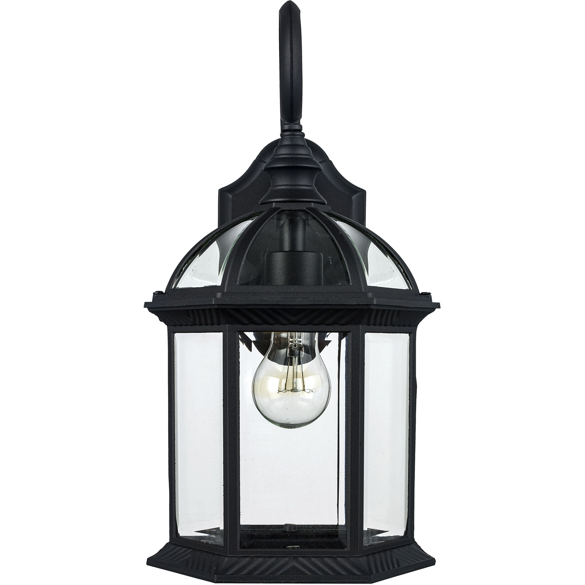 Wentworth 1 Light 16 inch Black Outdoor Wall Lantern 