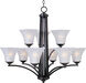 Aurora 9 Light 32 inch Oil Rubbed Bronze Multi-Tier Chandelier Ceiling Light